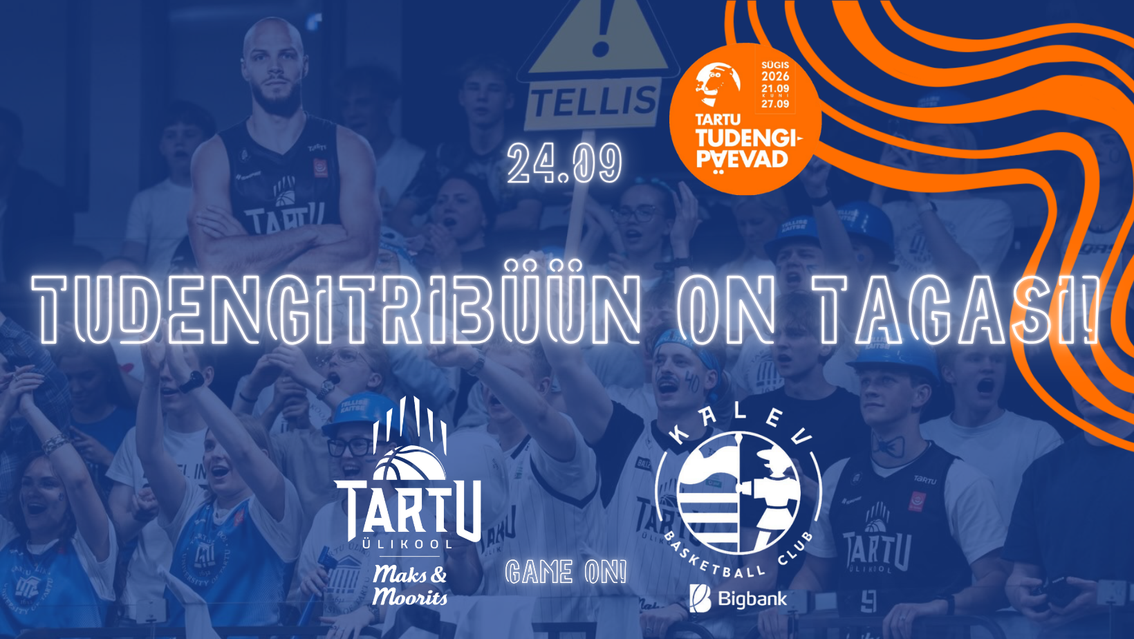 Student Fan Section: University of Tartu vs Kalev/Bigbank